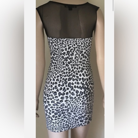 Leopard Print Bodycon Mini Dress - Picture 5 of 5